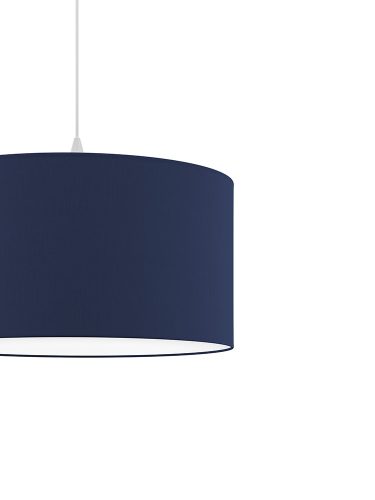 DECO textil függesztett lámpatest sötétkék 2