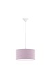 DECO textil függesztett lámpatest korallpink