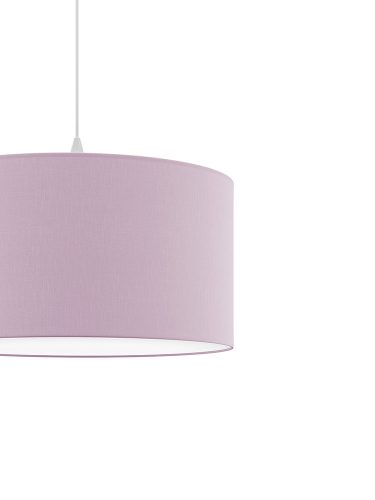 DECO textil függesztett lámpatest korallpink 2