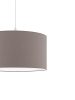 DECO textil függesztett lámpatest antracit 2