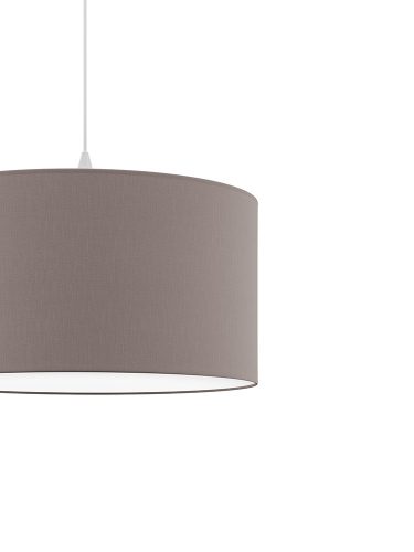 DECO textil függesztett lámpatest antracit 2