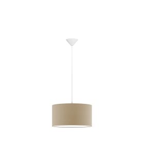 DECO textil függesztett lámpatest homok