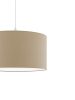DECO textil függesztett lámpatest homok 2