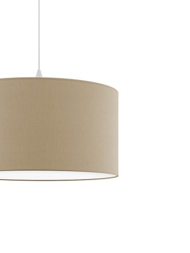 DECO textil függesztett lámpatest homok 2