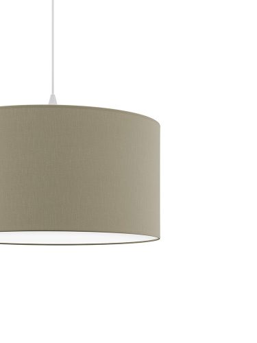 DECO textil függesztett lámpatest asztroszürke 2
