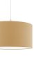 DECO textil függesztett lámpatest karamell 2