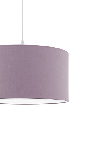 DECO textil függesztett lámpatest levendula 2