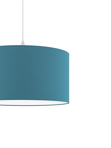 DECO textil függesztett lámpatest türkíz 2