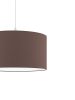 DECO textil függesztett lámpatest sötétbarna 2