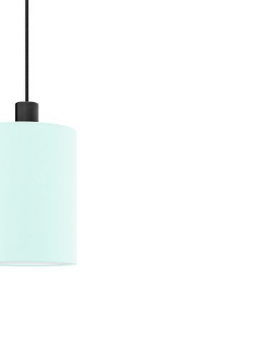 LINE181 textil függesztett lámpatest pasztellzöld 2