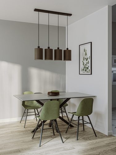 LINE184 textil függesztett lámpatest enteriör