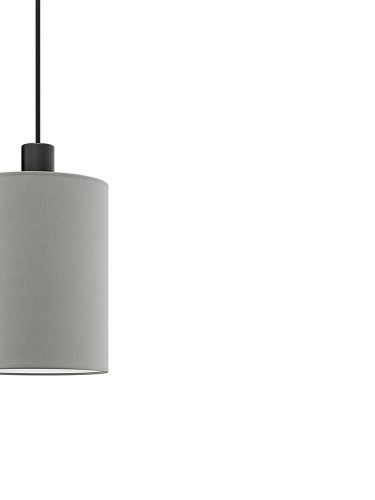 LINE184 textil függesztett lámpatest ezüst 3