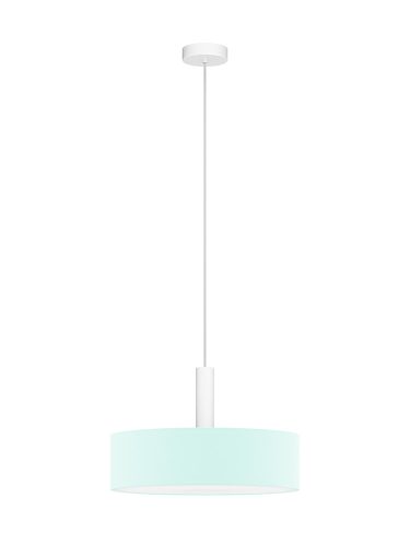 LUMO textil függesztett lámpatest pasztellzöld 3