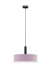 LUMO textil függesztett lámpatest korallpink