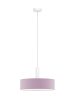 LUMO textil függesztett lámpatest korallpink