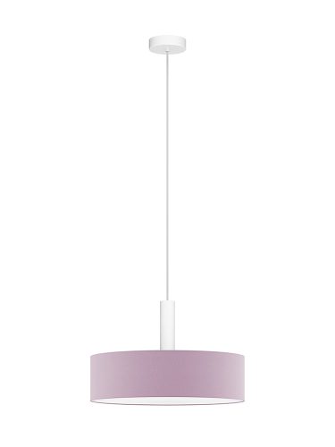LUMO textil függesztett lámpatest korallpink