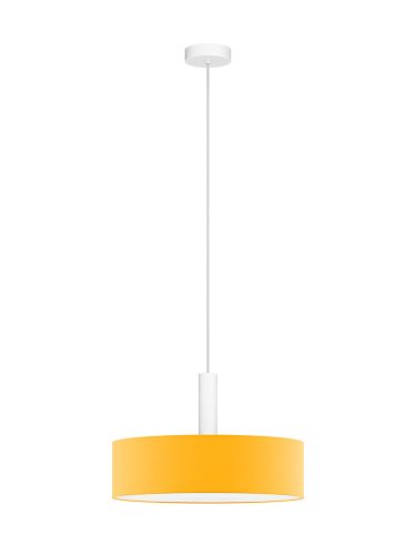 LUMO textil függesztett lámpatest napsárga 3