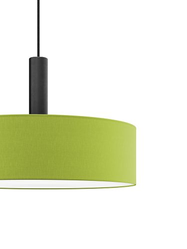 LUMO textil függesztett lámpatest pisztácia 2
