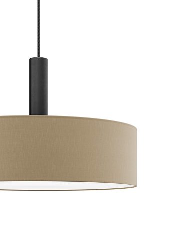 LUMO textil függesztett lámpatest homok 2