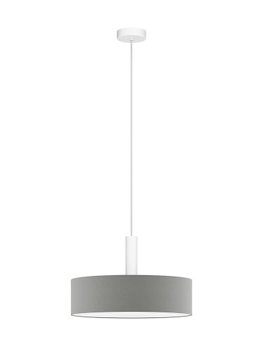 LUMO textil függesztett lámpatest hamuszürke 3