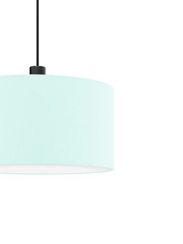 PURE textil függesztett lámpatest pasztellzöld 2