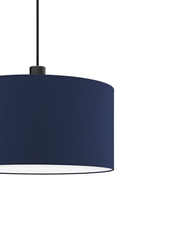 PURE textil függesztett lámpatest sötétkék 2