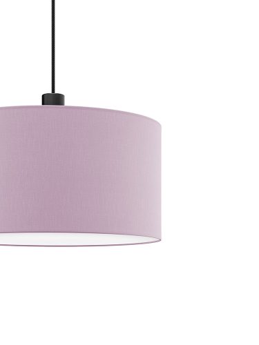 PURE textil függesztett lámpatest korallpink 2