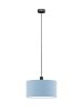 PURE textil függesztett lámpatest babyblue