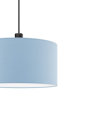 PURE textil függesztett lámpatest babyblue 2