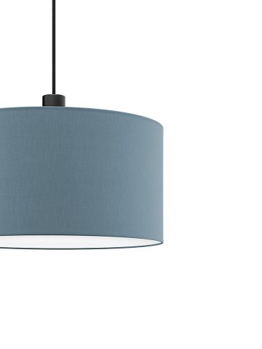 PURE textil függesztett lámpatest farmerkék 2