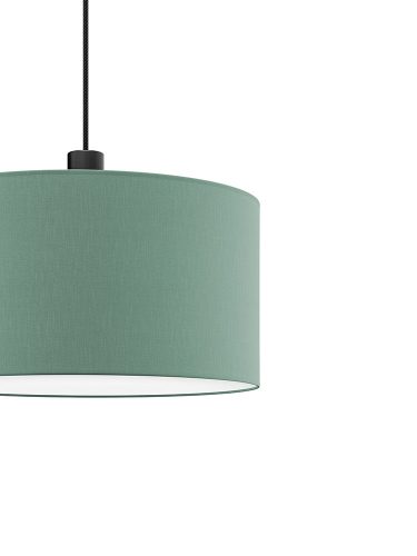 PURE textil függesztett lámpatest tengerzöld 2