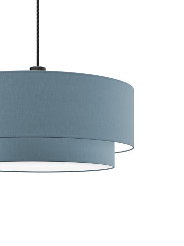 PURE DUO textil függesztett lámpatest farmerkék-farmerkék 2