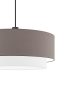PURE DUO textil függesztett lámpatest antracit-fehér 2