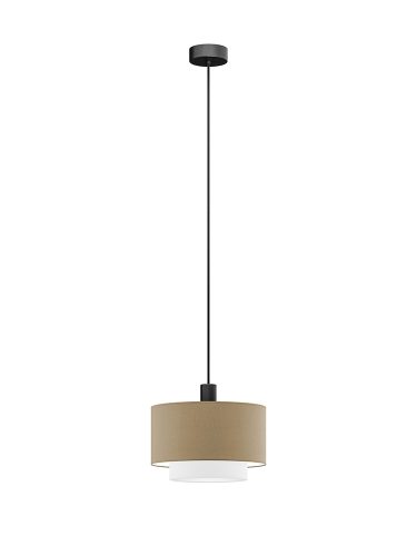 PURE DUO textil függesztett lámpatest homok-fehér 3