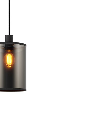 SMOKY 180 függesztett lámpatest füstszínű fólia 2