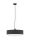 SNAP DUO bowdeneken függesztett textil lámpatest fekete-fehér